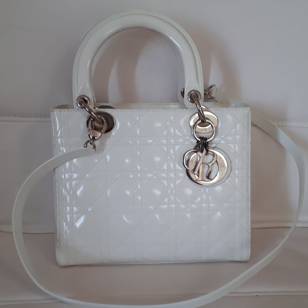 AUTHENTIC CHRISTIAN DIOR Lady Dior Bag - Medium